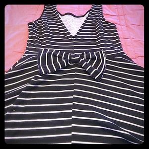 Black and white dress